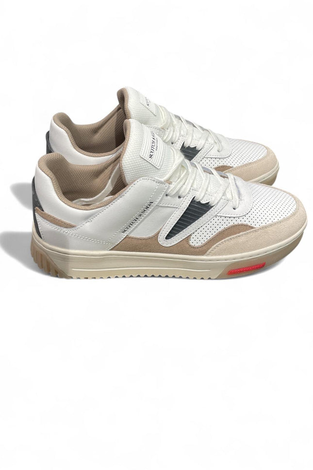 Scotch & Soda Herren-Sneaker Weiß Braun